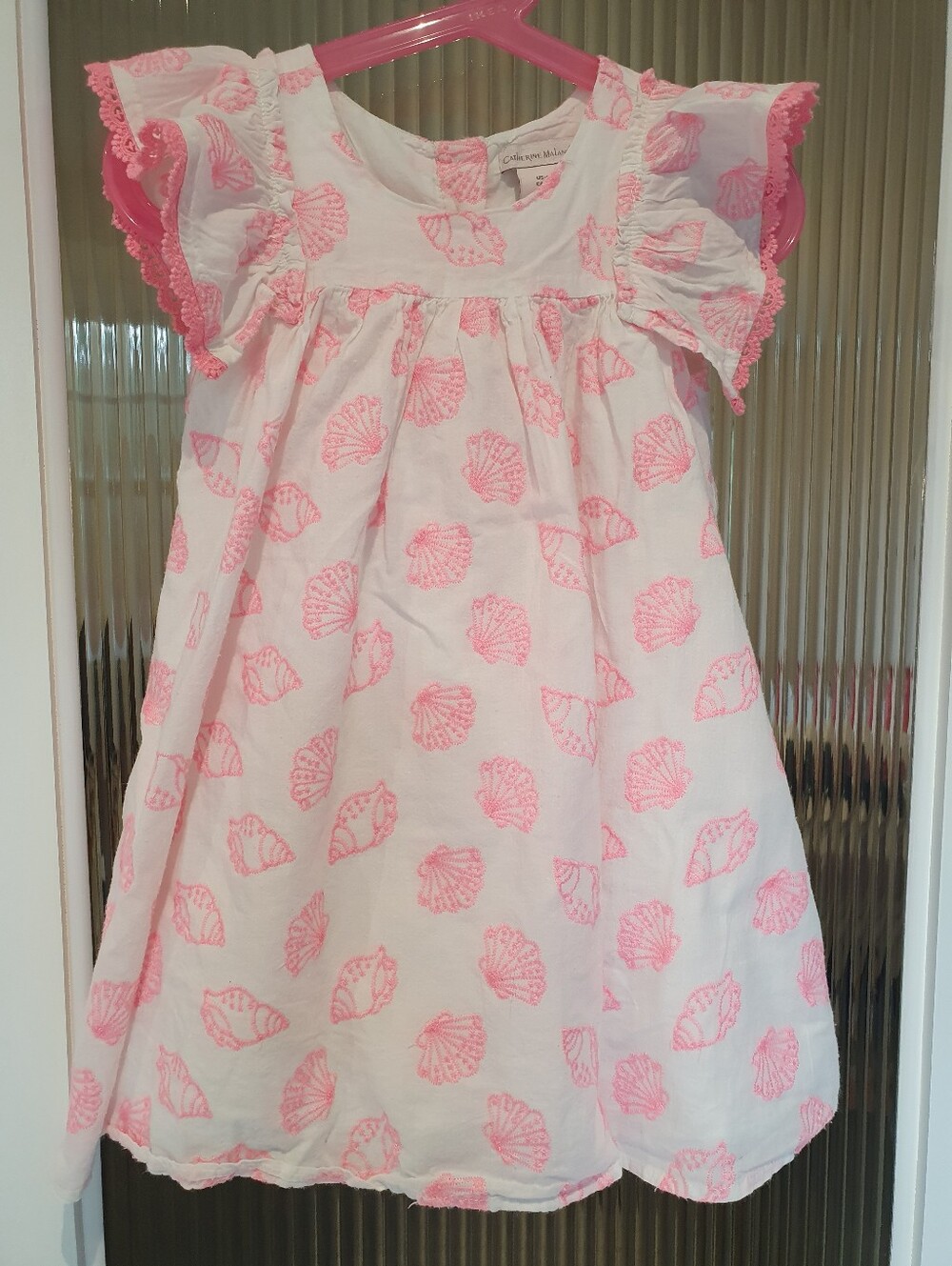 Embroidered Shells Dress